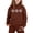 Coffee, variant on TBWNWG Girls Outfits Set Casual Pullover Hoodie and Jogger Pants Stylish Printed Tracksuit for Toddlers and Kids for Everyday and Outdoor Activities,Sizes 3-4 Years