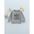thumbnail image 2 of TheFound Hauts de Chandail en Molleton pour Bébé avec Lettres WLID LIKE MY CURLS, 2 of 8