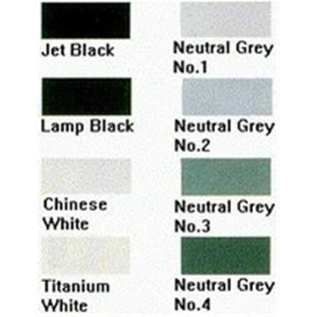 Holbein D837 Gouache Acrylique, Noir Lampe, 40 ml.