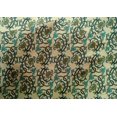 thumbnail image 4 of oneOone Cotton Silk Fabric Leaves & Floral Block Printed Craft Fabric BTY 42 Inch Wide, 4 of 4
