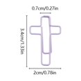 thumbnail image 1 of Coloured Paper Clips, Cross-Shaped Fasteners, Decorative Binder Clips with Vibrant Colours, Cute Stationery for Office, School, and Home, 50-Piece Set, 1 of 1