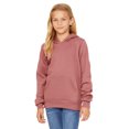 thumbnail image 1 of Bella Canvas Youth Sponge Fleece Pullover Hooded Sweatshirt, L, Mauve, 1 of 2