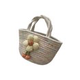 thumbnail image 2 of JASKFLY Cute Casual Woven Bag Women's Handbag with Colorful Thread and Simple Storage Style for Commuting, 2 of 8