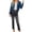 Black, variant on ManxiVoo Women's Tummy Control High Waist Slimming Jeans Lifting Stretch Skinny Denim Pants XXL Size Black