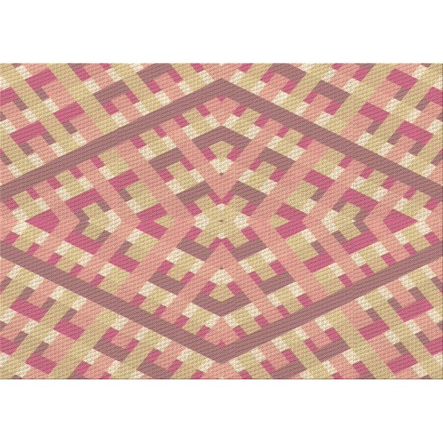 Ahgly Company Tapis d'Intérieur Rectangulaires Transitionnels Rouges Lavables à la Machine, 8 Pieds x 10 Pieds