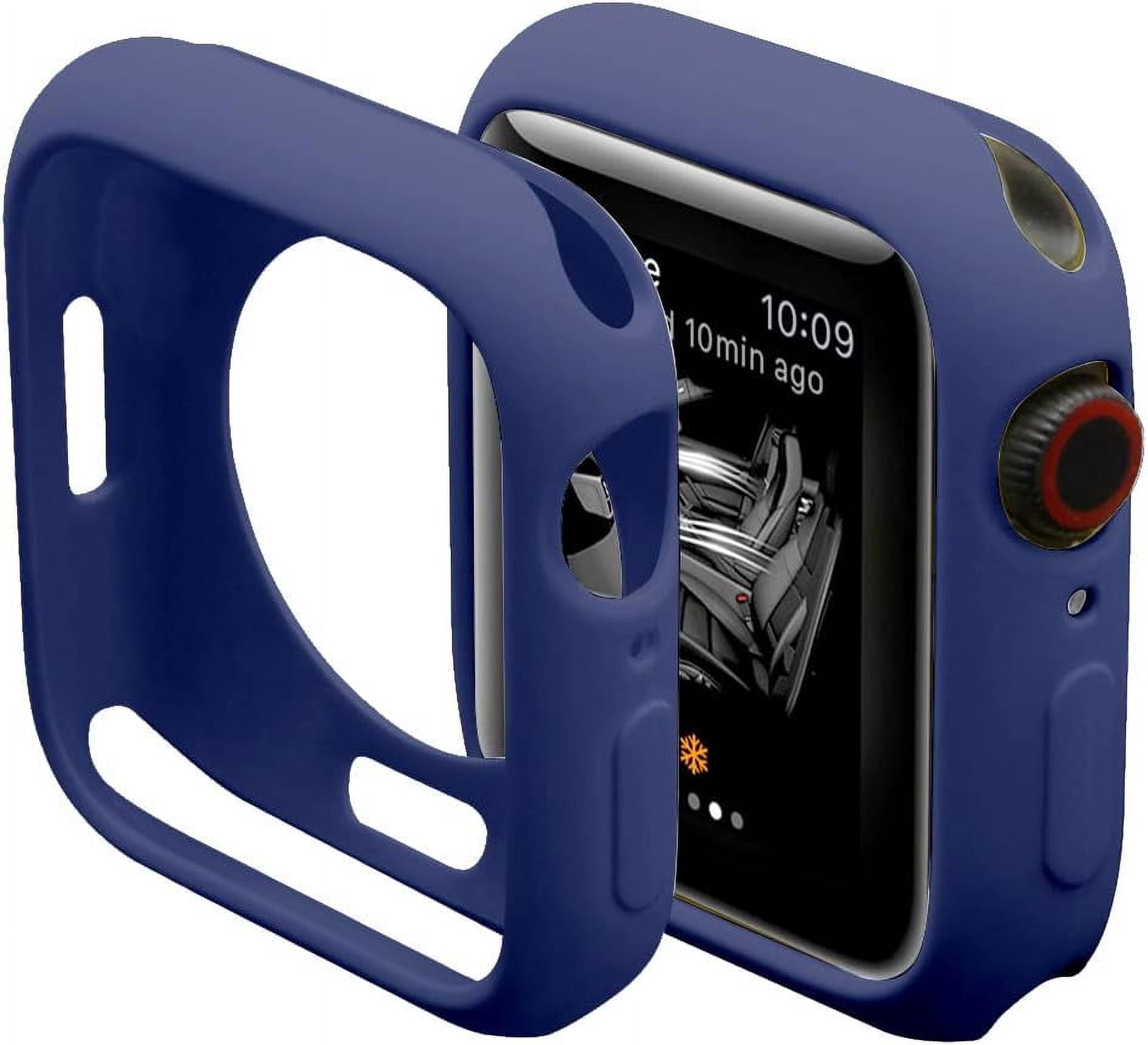 XiHAMA Ultra Thin Soft TPU Bumper Case Compatible with iWatch Apple Watch Series SE 6/5/4