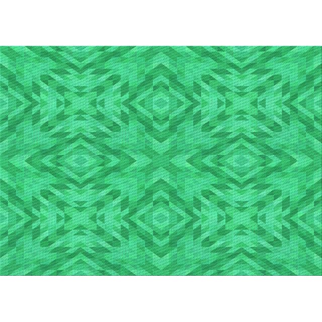 Ahgly Tapis Rectangulaire Lavable en Machine Intérieur Vert Printemps Transitionnel, 4 Pieds x 6 Pieds