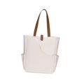 thumbnail image 3 of S SERENABLE Pickleball Bag Lightweight Outdoor Sports Racquet Handbag with Paddle Pocket white, 3 of 9