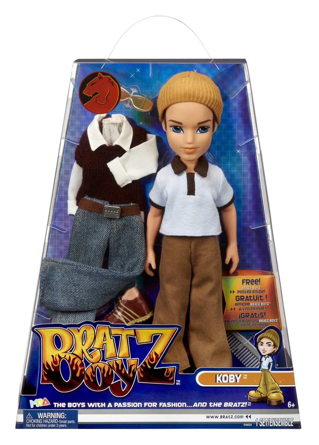 Poupée-mannequin BratzMD originale KobyMC de la série 3