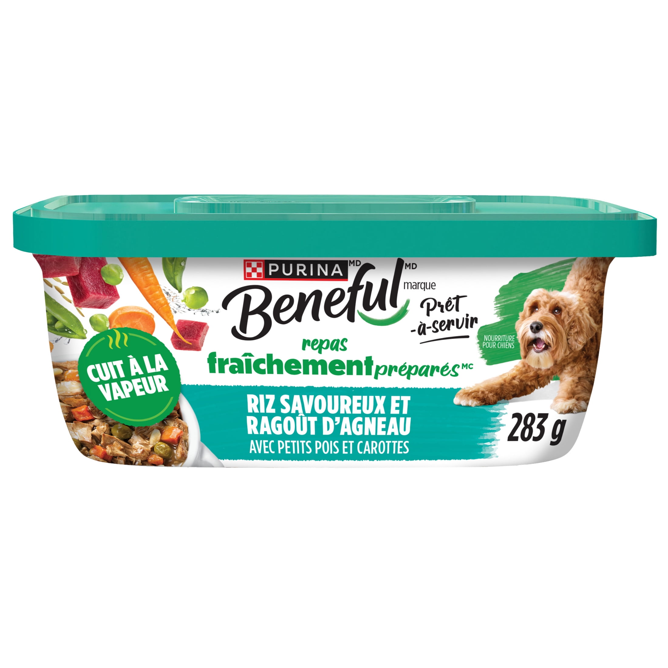 Beneful Repas Préparés Savoureux et Ragoût d'Agneau, Nourriture Humide pour Chiens 283 g
