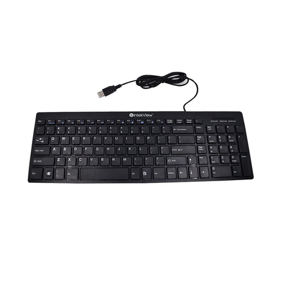 IntekView Wired Slim Keyboard English