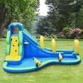 thumbnail image 2 of Costway Inflatable Water Slide Kids Bounce House Castle Splash Water Pool with 680W Blower, 2 of 10
