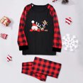thumbnail image 1 of Ensemble de Pyjamas pour Hommes Noël Hommes Blouse Imprimée Hauts+pantalons Pyjamas Assortis pour la Famille Ensemble de Pyjamas de Noël pour la Famille Ensembles Assortis en Liquidation, 1 of 9