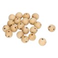 thumbnail image 3 of Perles Visage Smiley, Perles Rondes en Bois pour Artisanat, 3 of 8