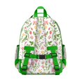 thumbnail image 2 of Watercolor Flower Pattern Student Backpack Spacious Adjustable Straps Chest Buckle Water-resistant Lightweight School Backpack for Student and Students, 2 of 6