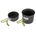 thumbnail image 3 of SNNROO Ensemble de Cuisine d'Extérieur 2 Pcs Casseroles et Poêles de Camping Outil de Cuisson Randonnée Pique-Nique, 3 of 6