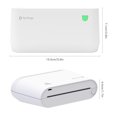 thumbnail image 3 of PeriPage A9s MAX Mini Portable Photo Mobile Printer 304dpi Wireless Thermal Printer, White, with Notes Paper Roll & USB Cable, 1 Count, 3 of 7