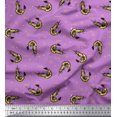thumbnail image 1 of Soimoi Rayon Fabric Circle,Dot & Prawns Ocean Decor Fabric Printed Yard 56 Inch Wide, 1 of 3