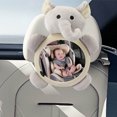 thumbnail image 3 of Infant Stroller Rearview Mirror Infant Stroller Rearview Mirror Avoidance Crush Easy to Monitor Fluff Toy Used for Infant Beds Or Child Seats,Toys for Infants, 3 of 5