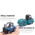 thumbnail image 4 of 1 64 Alloy Engineering Car with Gift Box  Excavator  Forklift  Stacking Machine  Forklift  Road Press  6/8 Pcs, 4 of 9