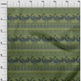 thumbnail image 2 of oneOone Cotton Cambric Fabric Floral & Peacock Block Decor Fabric Printed BTY 56 Inch Wide, 2 of 4
