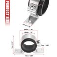 thumbnail image 3 of Unique Bargains 43mm de Diamètre Intérieur Auto Pompe à Carburant Pince Support de Montage en Alliage d'Aluminium Rouge, 3 of 6