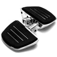 thumbnail image 1 of Krator Chrome Mini Board Floorboards Footpegs Compatible with Honda ST1300 2003-2012 (Front Only), 1 of 5