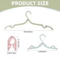 thumbnail image 3 of Clearance! 5Pcs Travel Foldable Hangers Update Portable Plastic Hanger Travel Accessories Must Haves Clothes Drying Rack Folding Hanger for Traveling Camping Flying Rv Cruise Suitcase One Size Pink, 3 of 7