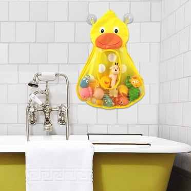 Bath Toys Mesh Storage Bag Bath Toys Holder Mesh Storage Bag Baby Bath Tub Toys Mesh Cartoon Storage Bag Large Capacity Bath Toys Holder