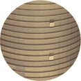 thumbnail image 1 of Ahgly Company Machine Washable Indoor Round Transitional Brown Sand Brown Area Rugs, 8' Round, 1 of 7