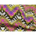 thumbnail image 5 of oneOone Rayon Lime Green Fabric Ikat Sewing Material Print Fabric By The Yard 56 Inch Wide, 5 of 5