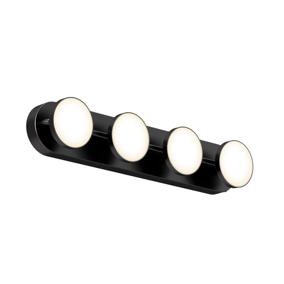 Artika Santori Modern Bathoom Vanity Light, Matte Black