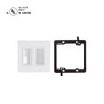 thumbnail image 1 of Buyer's Point Dual Brush Wall Plate with Kit [UL Listed] White, 1 of 7