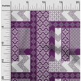 thumbnail image 2 of oneOone Rayon Wine Fabric Block Sewing Material Print Fabric By The Yard 56 Inch Wide, 2 of 5