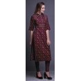 thumbnail image 3 of Bimba Kurta Santoon en Viscose Tunique d'Été Imprimée Kurtis Droite pour Femmes, 3 of 5