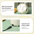 thumbnail image 3 of ZheElen Mini Electric Cooker Boiling Rinsing Frying Pot Portable Travel Dining Bar Cafe Kitchen Baking Cookware Supplies White Single Layer, 3 of 6