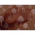 thumbnail image 4 of oneOone Cotton Poplin Fabric Tree & Giraffe Block Print Fabric By The Yard 42 Inch Wide, 4 of 4