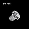 thumbnail image 3 of Unique Bargains M5x6mm Plastic Phillips Bolts PC Pan Head Machine Screws Transparent 50 Pack, 3 of 5
