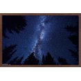 thumbnail image 1 of Milky Way At Night Wall Poster, 14.725" x 22.375" Framed, 1 of 4