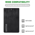 thumbnail image 2 of Portable USB 3.0 Enclosure 2.5" External Backup Hard Drive Case 2TB HDD Sata SSD For PC Laptop And Mac, 2 of 6