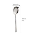 thumbnail image 2 of Meitianfacai Cuillère à Louche, Cuillère en Acier Inoxydable Cuillère à Dessert Cuillère à Riz, 2 of 2