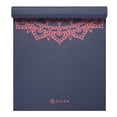 thumbnail image 3 of Gaiam 4MM Yoga Mat Pink and Navy Fleur Marrakesh, 3 of 3