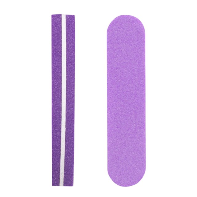 Double Sided Mini Sponge Nail Strips Washable Portable Short Files for Manicure Nail Polishing Shaping