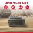 thumbnail image 2 of SKB 4U rSeries Porte-Bagages Peu Profond avec Roues Arrière Intégrées et Poignée de Traction, 2 of 12
