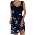 thumbnail image 1 of TJAZFJPA Robe d'Été pour Femmes, Jupe Midi Élégante à Bretelles, Robe Décontractée Imprimée, Jupe de Plage, Robe de Nuit, Robe de Maternité Smallshow, 1 of 5