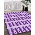 thumbnail image 3 of Ahgly Company Machine Washable Indoor Rectangle Transitional Blossom Pink Area Rugs, 5' x 7', 3 of 7