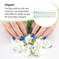 thumbnail image 1 of mmirethe Art Delicate Removable Artificial Tips Extension Fingernails Fashion Wraps Manicure Tools Decoration for Girls Type 8, 1 of 6