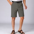 thumbnail image 2 of Diufon Men's Athletic Shorts Cotton Linen Drawstring Waisted Outdoor Sport Shorts Spring Summer Shorts with Pockets, 2 of 5