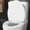White, variant on LSLJS Soft Elongated Vinyl Toilet Seat, Soft Vinyl Cover with Comfort Foam Cushioning - Fits All Standard Size Fixtures - Easy To Install, Seat Covers