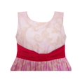 thumbnail image 4 of Robe Fille Sans Manches Imprimé Fleur Jardin Rouge 4 Ans, 4 of 4
